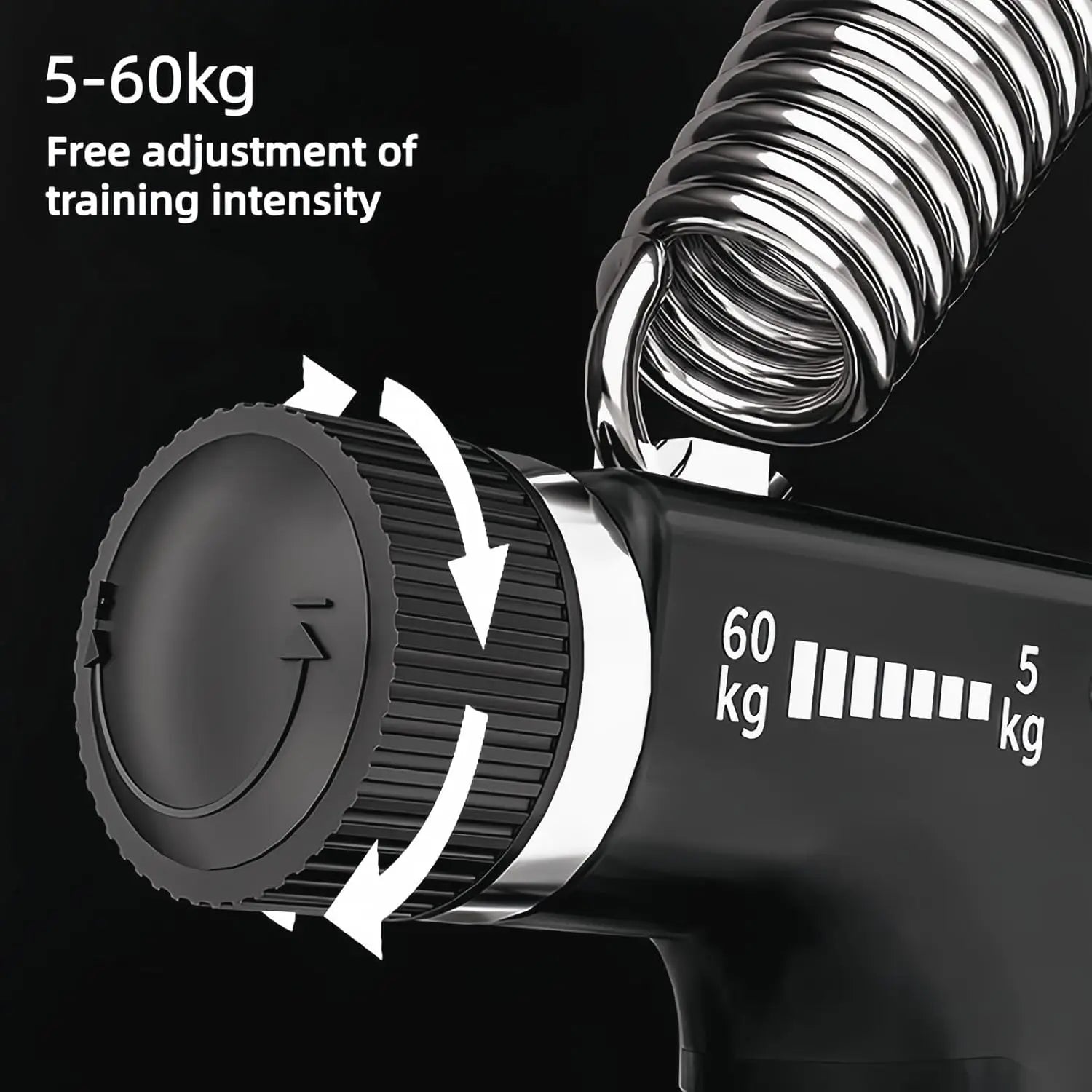 Grip Trainer Kit: Adjustable Hand Gripper,Finger/Hand Exercisers,Stress Ball & Forearm Ring for Muscle Build & Injury Rcvry