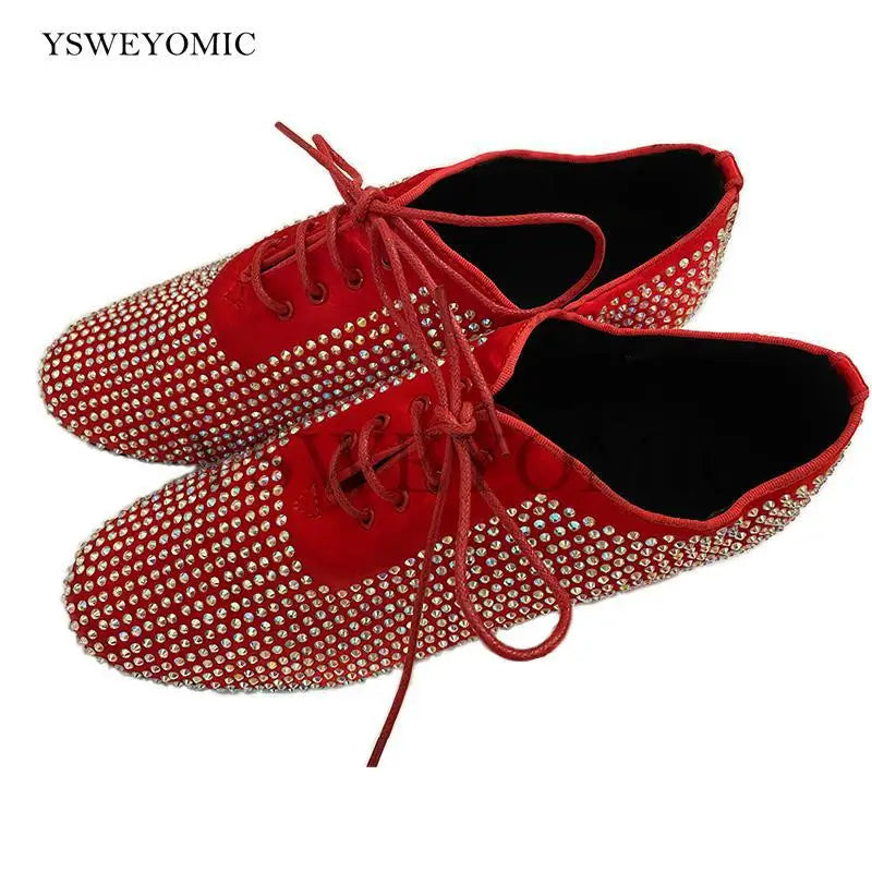 Sapato Masculino de Dança Latin &amp; Ballroom – Cetim