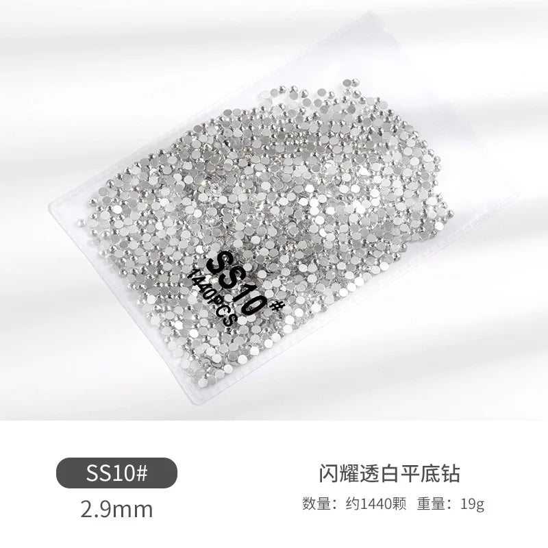 Pacote de Strass para decoração, Tipo Ponto de Luz 1440 pçs cristais