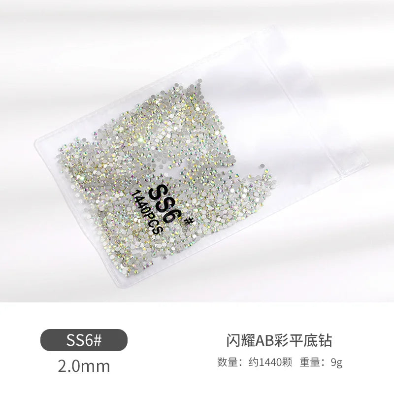 Pacote de Strass para decoração, Tipo Ponto de Luz 1440 pçs cristais