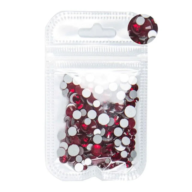 Pacotes com 350pcs de Strass Cristal