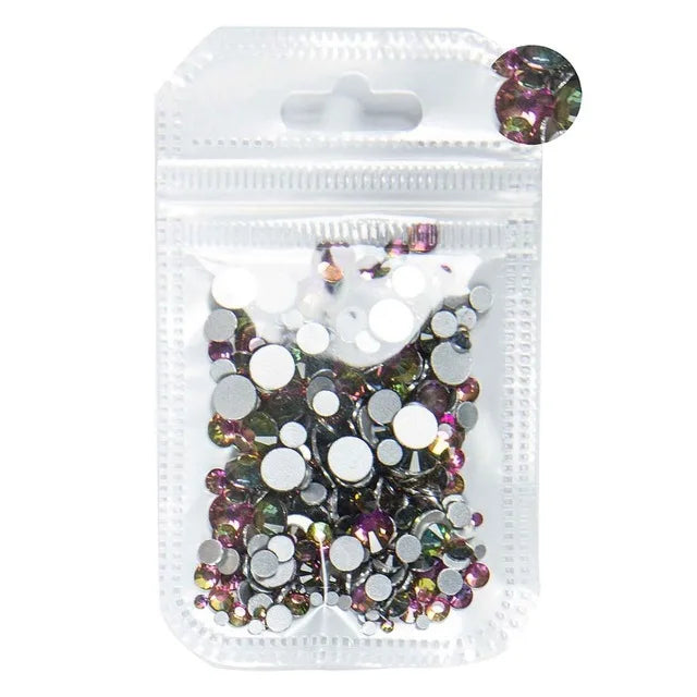Pacotes com 350pcs de Strass Cristal