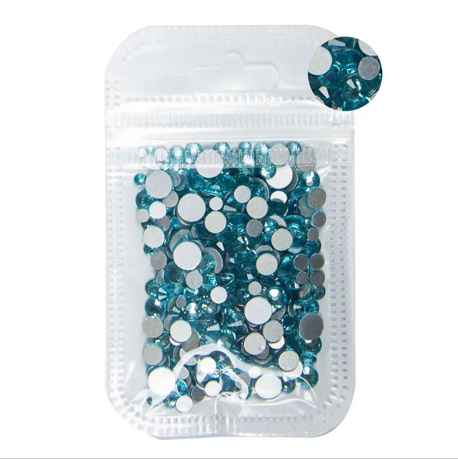 Pacotes com 350pcs de Strass Cristal