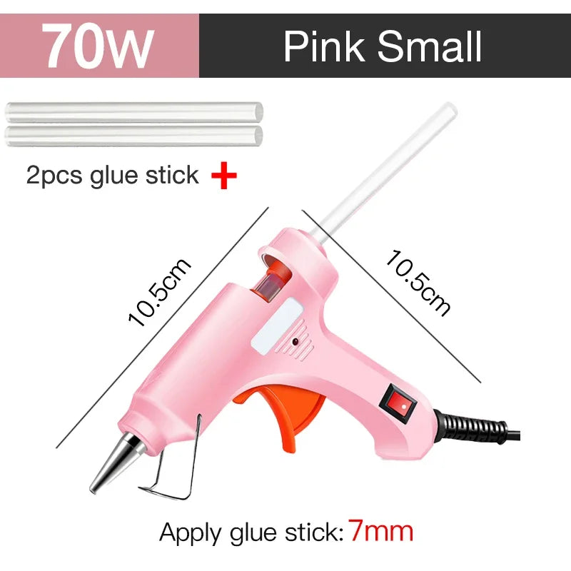 Pistola de cola quente com potência de 50W ou 70W Bivolt