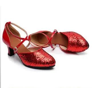 Sapato Feminino de Dança Latina – Salto 3 ou 5 cm