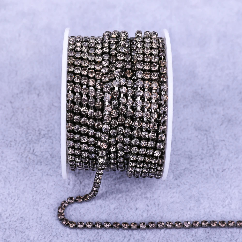 Strass Guarnição Pedra Ouro Diamante Strass