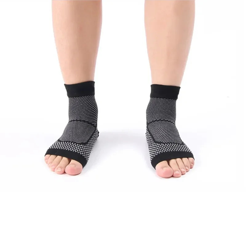 1 Pair Ankle Compression Socks Neuropathy Tendonitis Support Sleeve Pain Relief Ankle Brace For Swelling Reduction