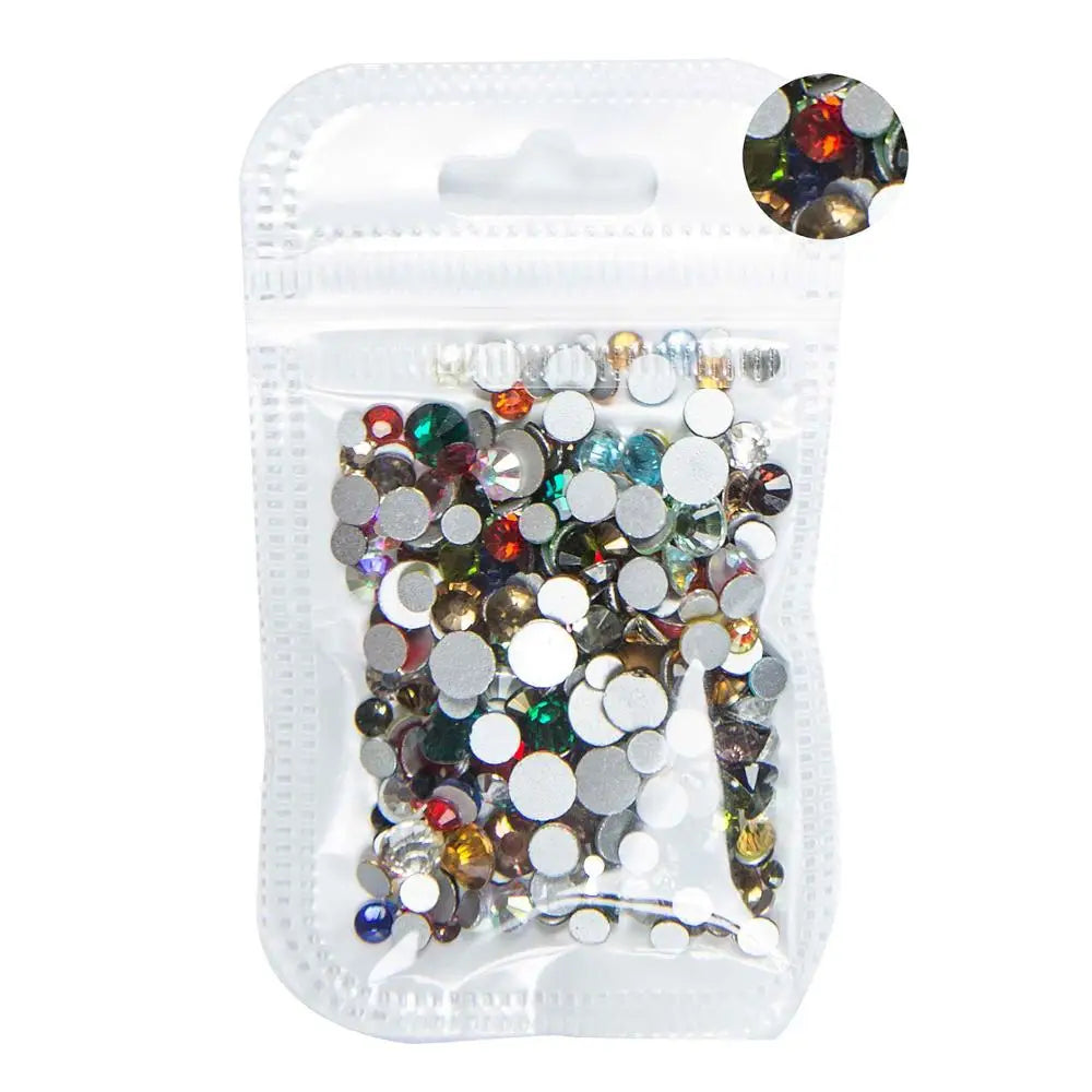 Pacotes com 350pcs de Strass Cristal