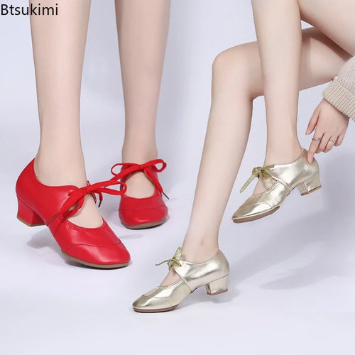 2026 novas vendas quentes sapatos de dança de salão feminino menina latina moderna sapatos de dança salsa tango prática sapatos de dança sola macia