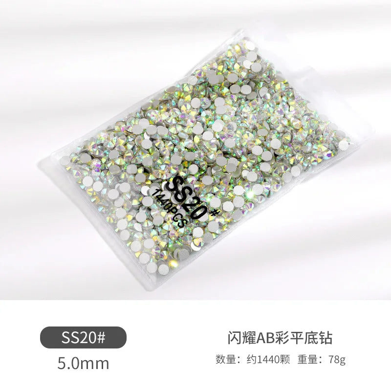 Pacote de Strass para decoração, Tipo Ponto de Luz 1440 pçs cristais