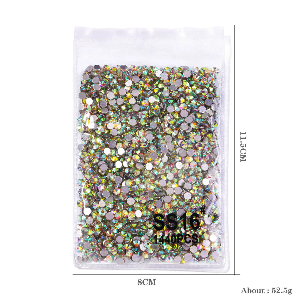 Pacote de Strass para decoração, Tipo Ponto de Luz 1440 pçs cristais