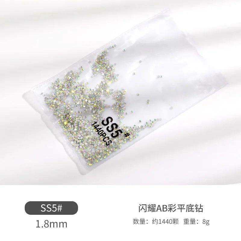 Pacote de Strass para decoração, Tipo Ponto de Luz 1440 pçs cristais