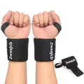 Weightlifting Wrist Wraps - Heavy-Duty Support for Gym Bench Press and Pushups Premium Polyester Nylon Wrist Straps for Maximum