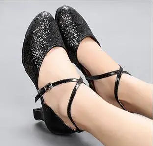 Sapato Feminino de Dança Latina – Salto 3 ou 5 cm