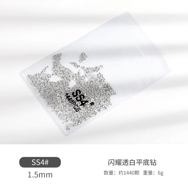 Pacote de Strass para decoração, Tipo Ponto de Luz 1440 pçs cristais
