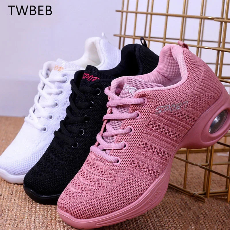 Sapatos de dança para mulheres jazz tênis novos tênis de dança para mulheres modernas sapatos de dança de rua feminino zapatos