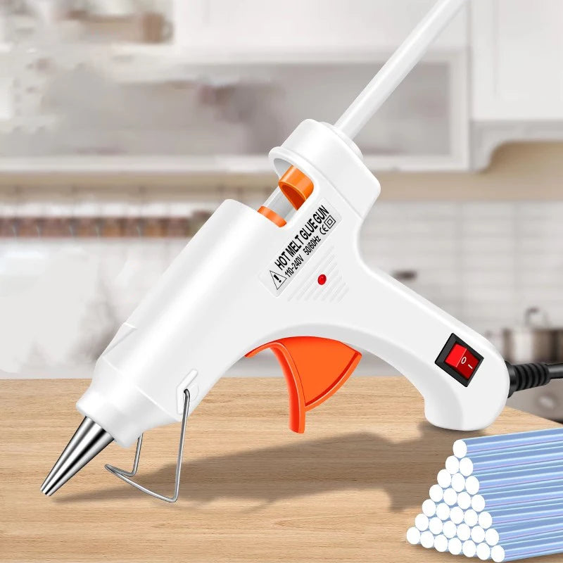 Pistola de cola quente com potência de 50W ou 70W Bivolt