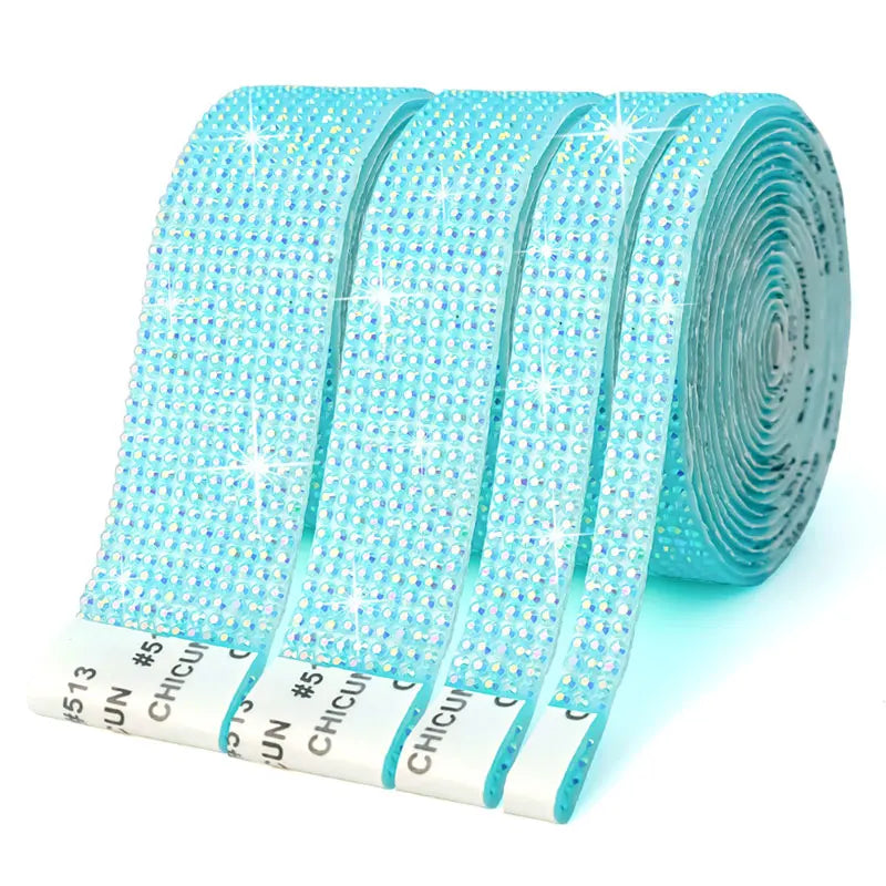 Fita de Strass Autoadesiva 3D – 91 cm