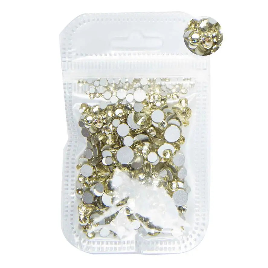 Pacotes com 350pcs de Strass Cristal
