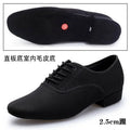 Sapato de jazz moderno masculino profissional preto oxford
