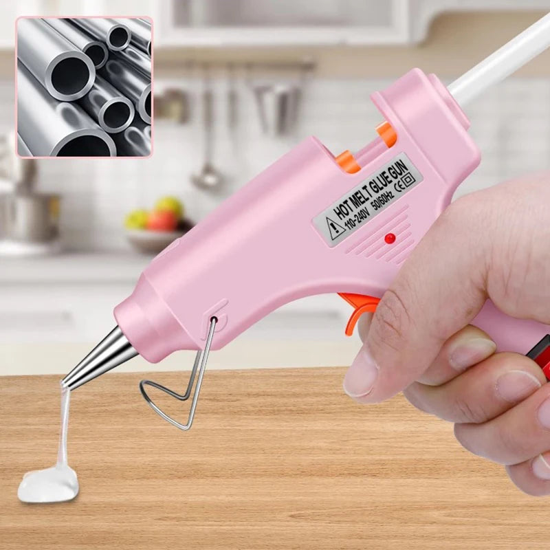 Pistola de cola quente com potência de 50W ou 70W Bivolt