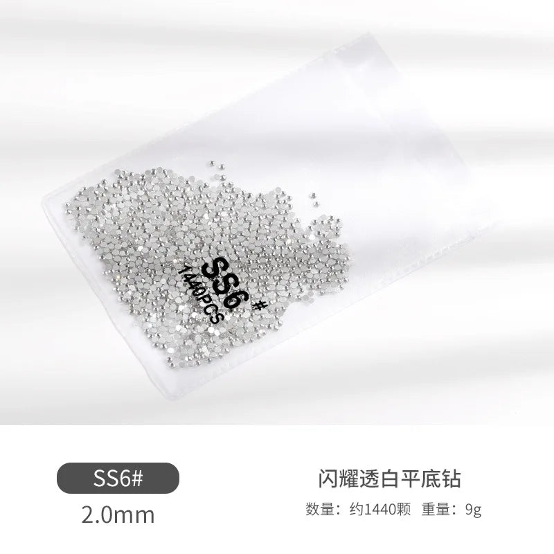 Pacote de Strass para decoração, Tipo Ponto de Luz 1440 pçs cristais