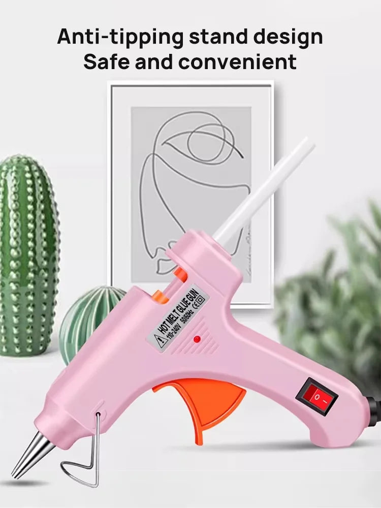 Pistola de cola quente com potência de 50W ou 70W Bivolt