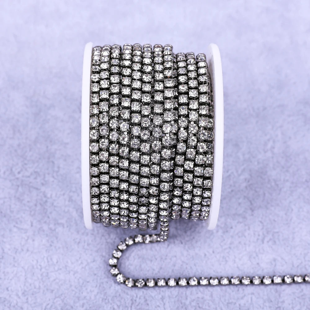 Strass Guarnição Pedra Ouro Diamante Strass