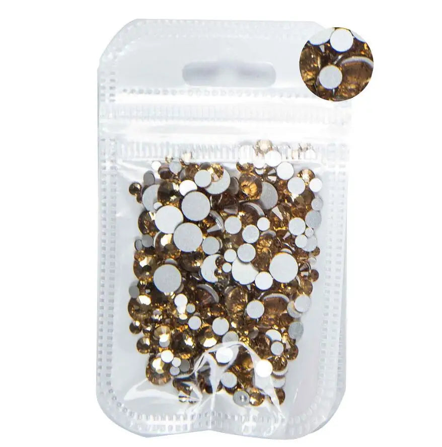 Pacotes com 350pcs de Strass Cristal