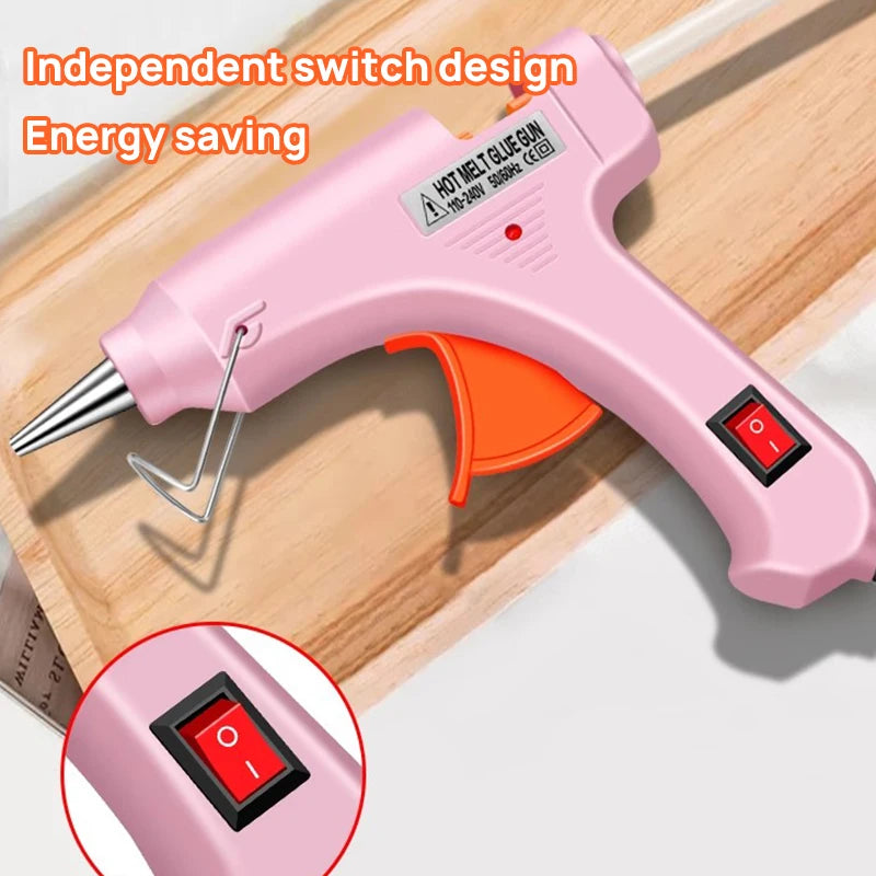 Pistola de cola quente com potência de 50W ou 70W Bivolt