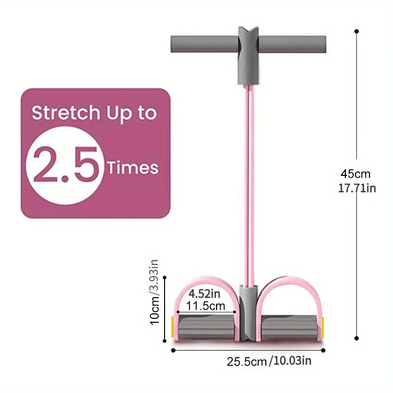 Adjustable Pedal Resistance Band – Full Body Home Gym Equipment for Arms, Legs, Waist Training, Pilates & Strength Workout