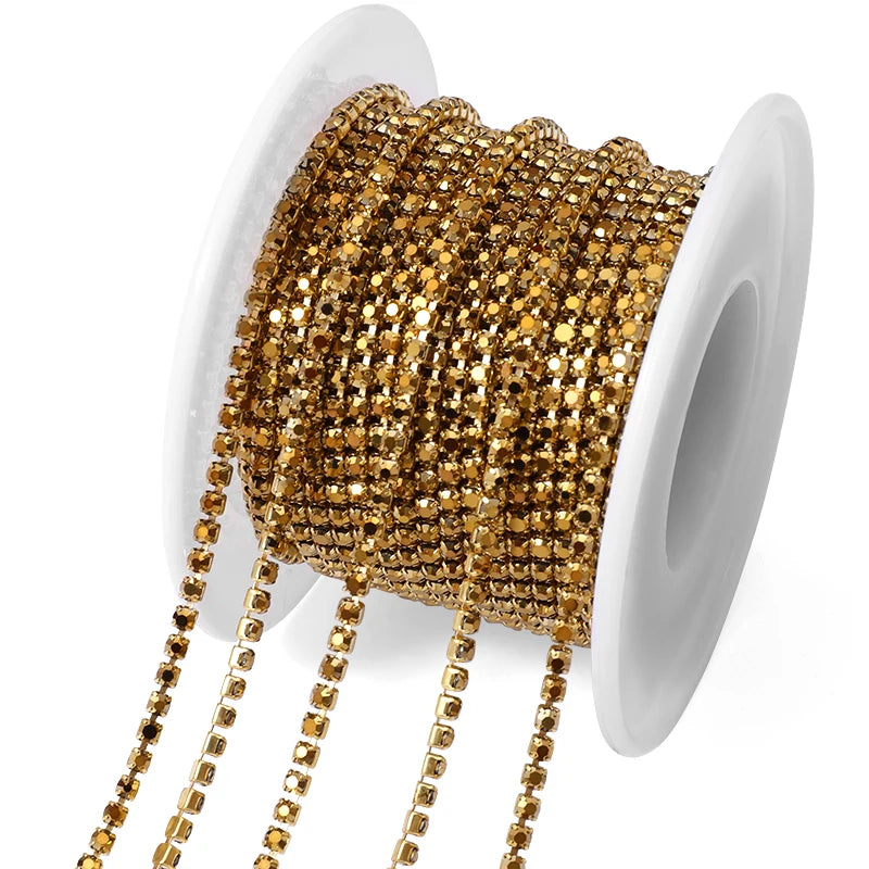 Correntes de Strass (Ouro e Prata)