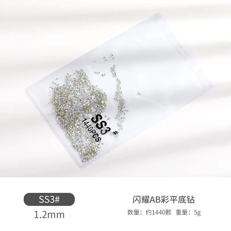 Pacote de Strass para decoração, Tipo Ponto de Luz 1440 pçs cristais
