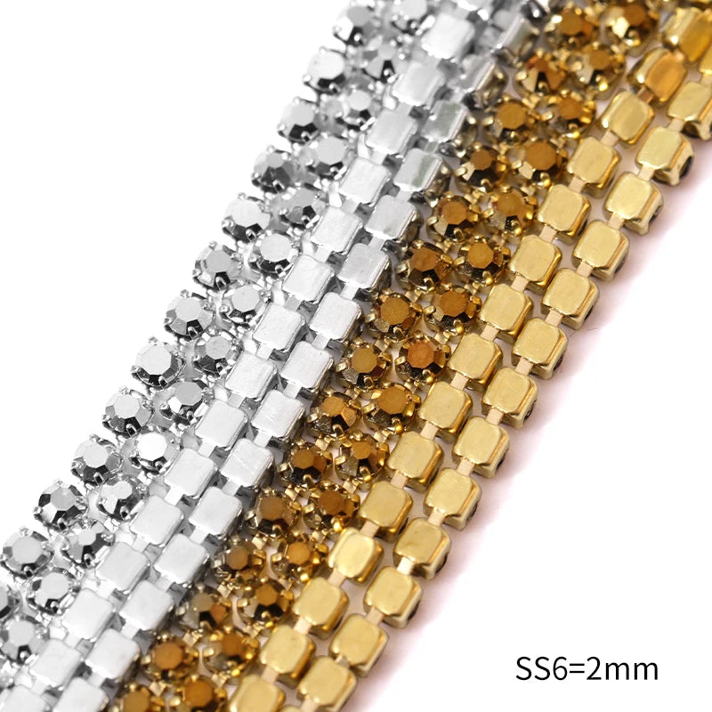Correntes de Strass (Ouro e Prata)
