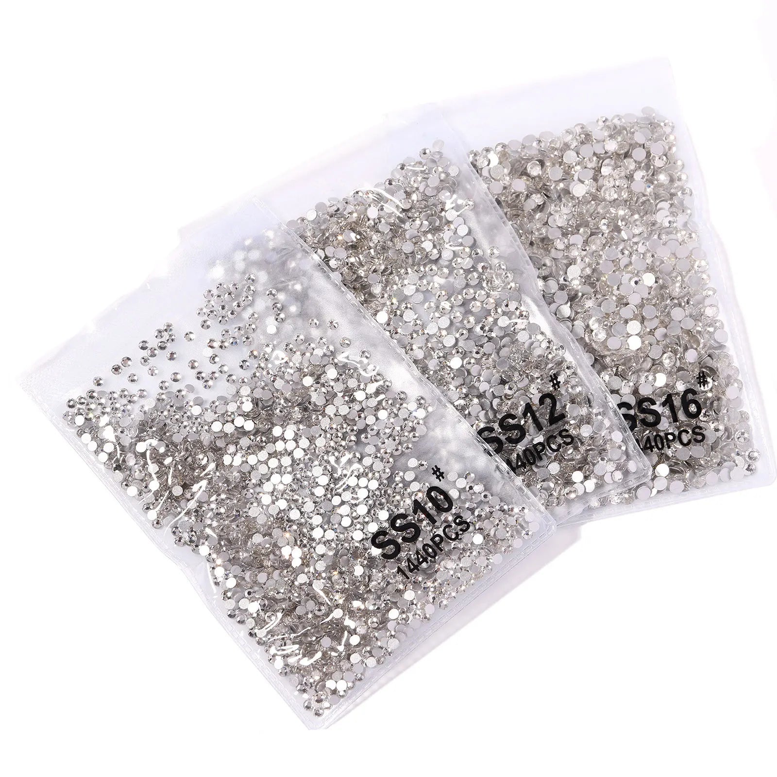 Pacote de Strass para decoração, Tipo Ponto de Luz 1440 pçs cristais