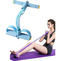 Full Body Workout Resistance Bands, 38cm Portable, TPE Elastic Tubes with Foam Grips, for Strength & Toning at Home/Gym