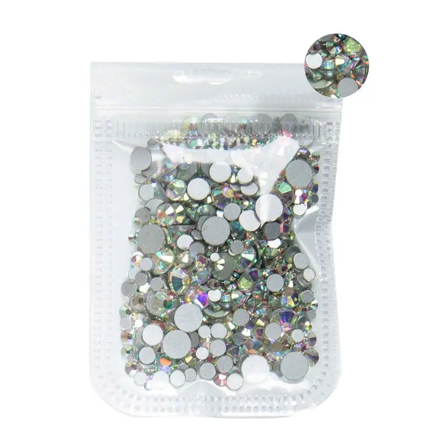 Pacotes com 350pcs de Strass Cristal