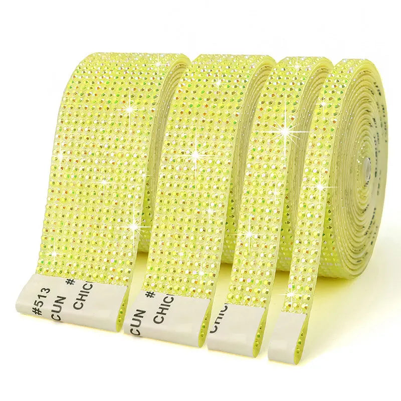 Fita de Strass Autoadesiva 3D – 91 cm