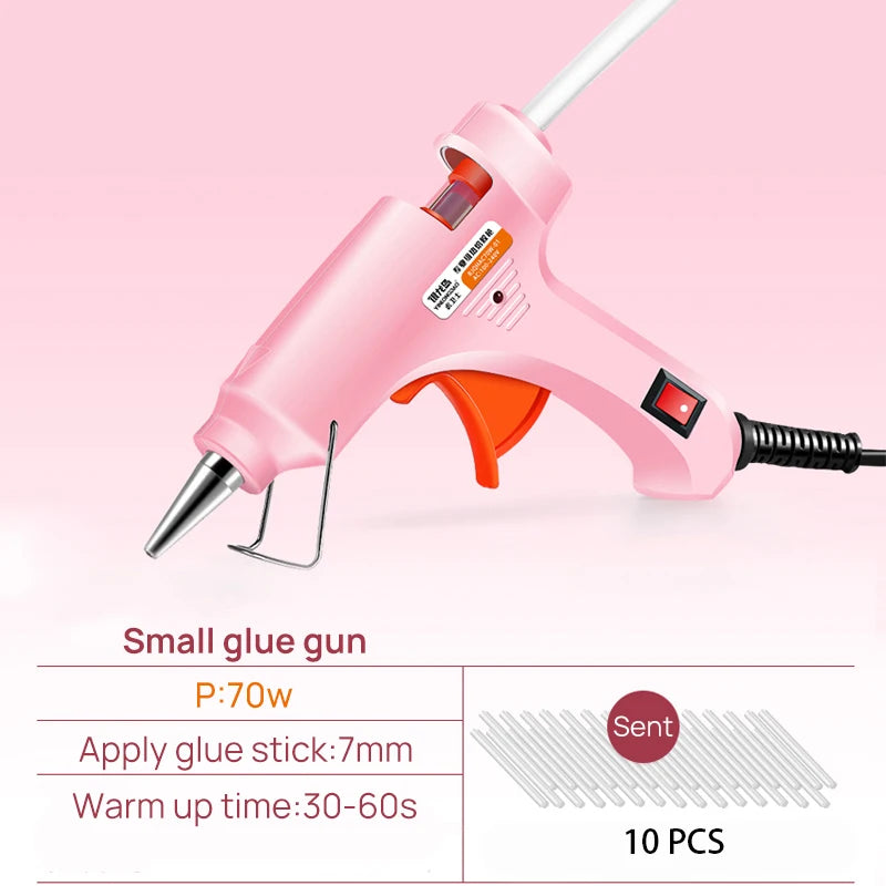 Pistola de cola quente com potência de 50W ou 70W Bivolt
