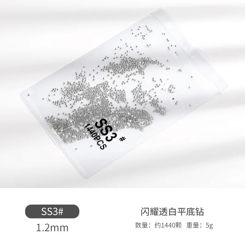Pacote de Strass para decoração, Tipo Ponto de Luz 1440 pçs cristais