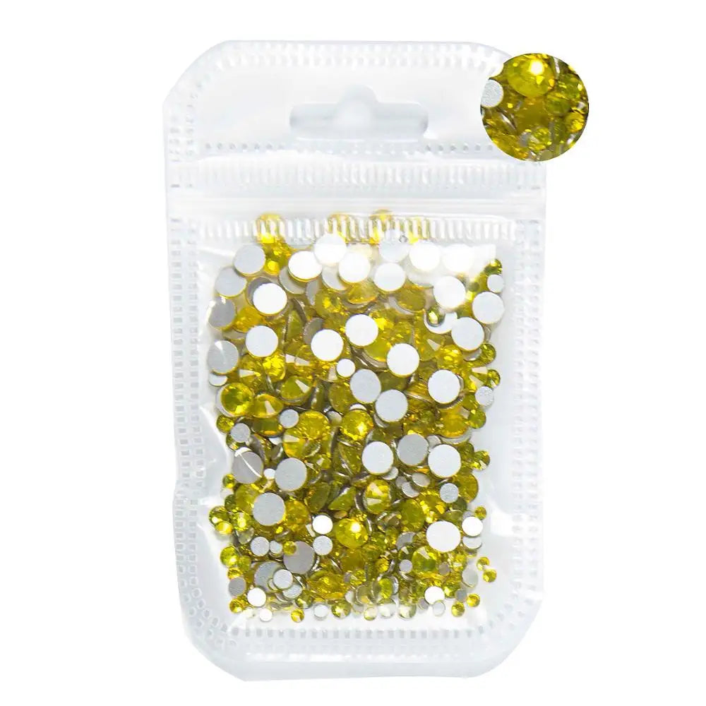 Pacotes com 350pcs de Strass Cristal