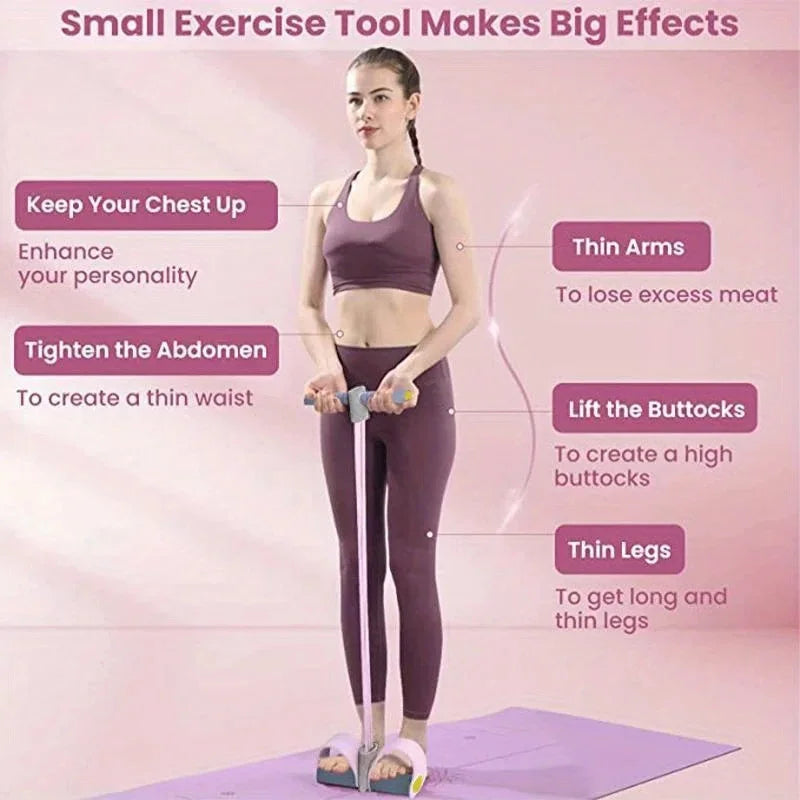 Adjustable Pedal Resistance Band – Full Body Home Gym Equipment for Arms, Legs, Waist Training, Pilates & Strength Workout