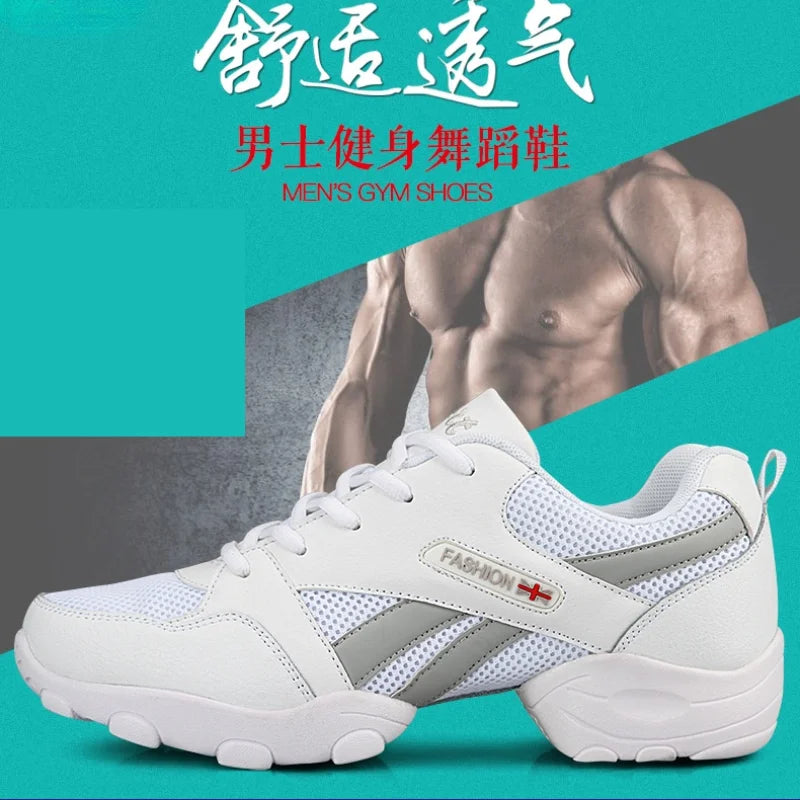 Tênis de dança masculino sapatos de dança jazz