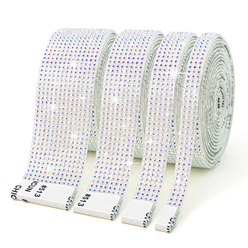 Fita de Strass Autoadesiva 3D – 91 cm