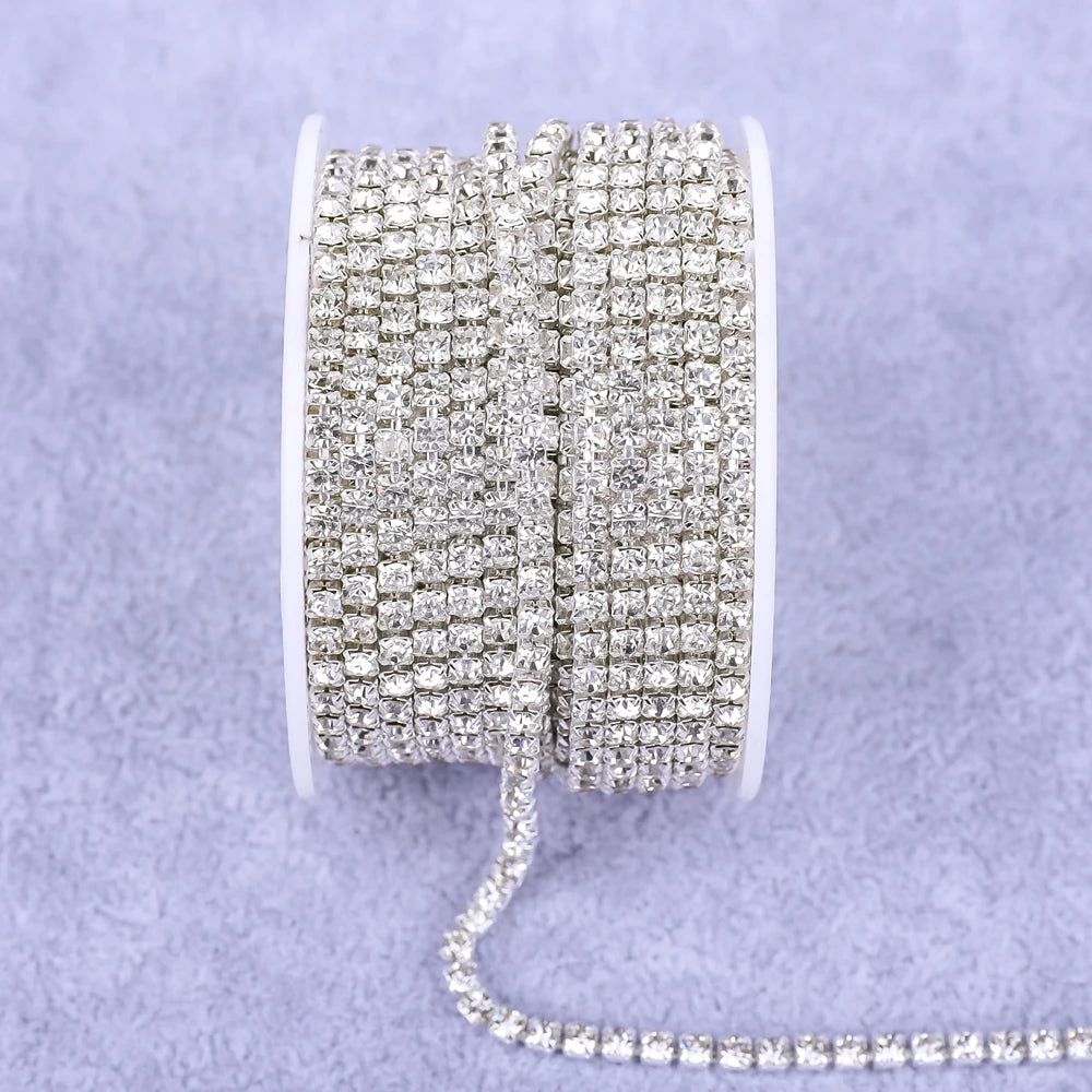 Strass Guarnição Pedra Ouro Diamante Strass