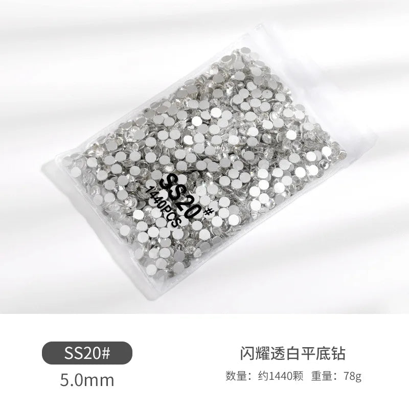Pacote de Strass para decoração, Tipo Ponto de Luz 1440 pçs cristais
