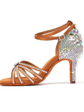 Sapatos de dança latina com Strass