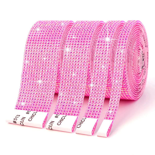 Fita de Strass Autoadesiva 3D – 91 cm