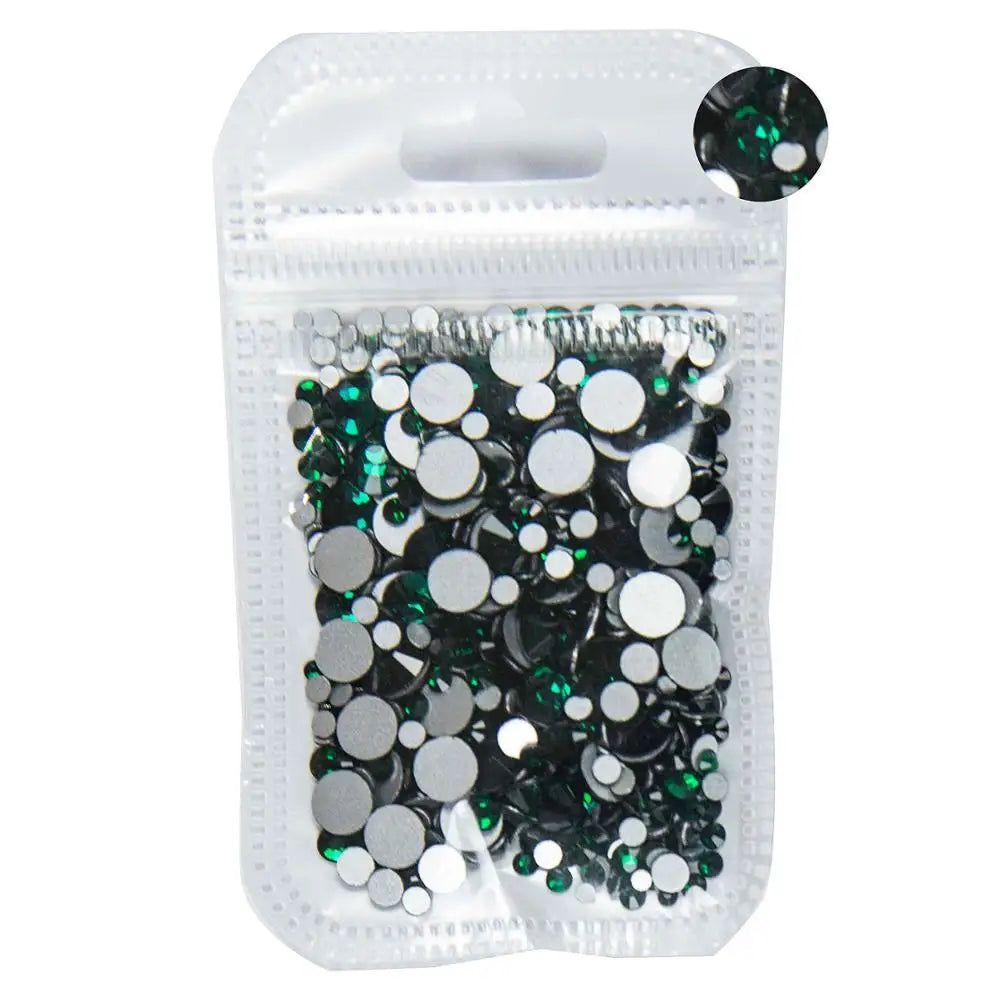Pacotes com 350pcs de Strass Cristal