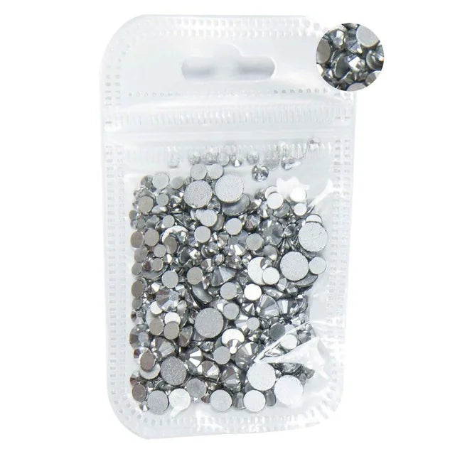 Pacotes com 350pcs de Strass Cristal